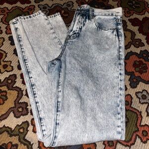 Princess Polly Vintage Acid Wash Denim Jeans